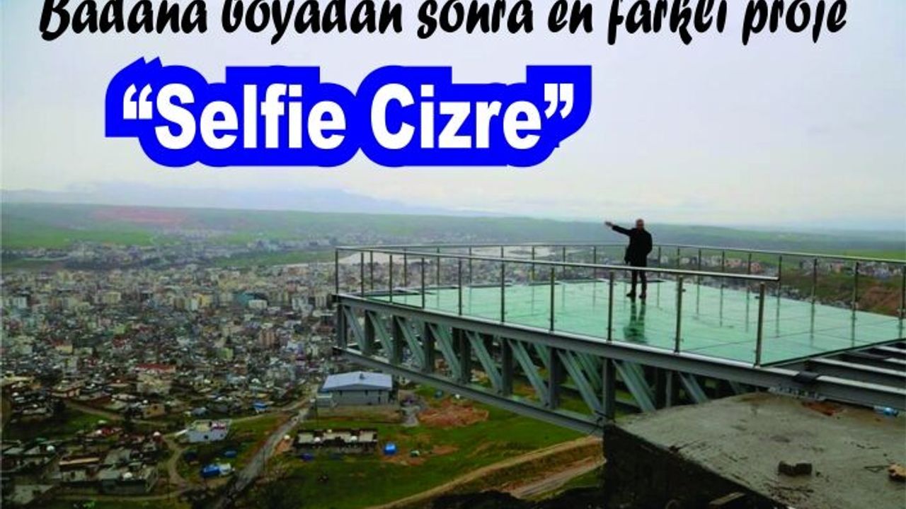 Bu adamın kafası çalışıyor "Selfie Cizre " bir farkındalık projesi oldu, kısa sürede hayata geçiyor