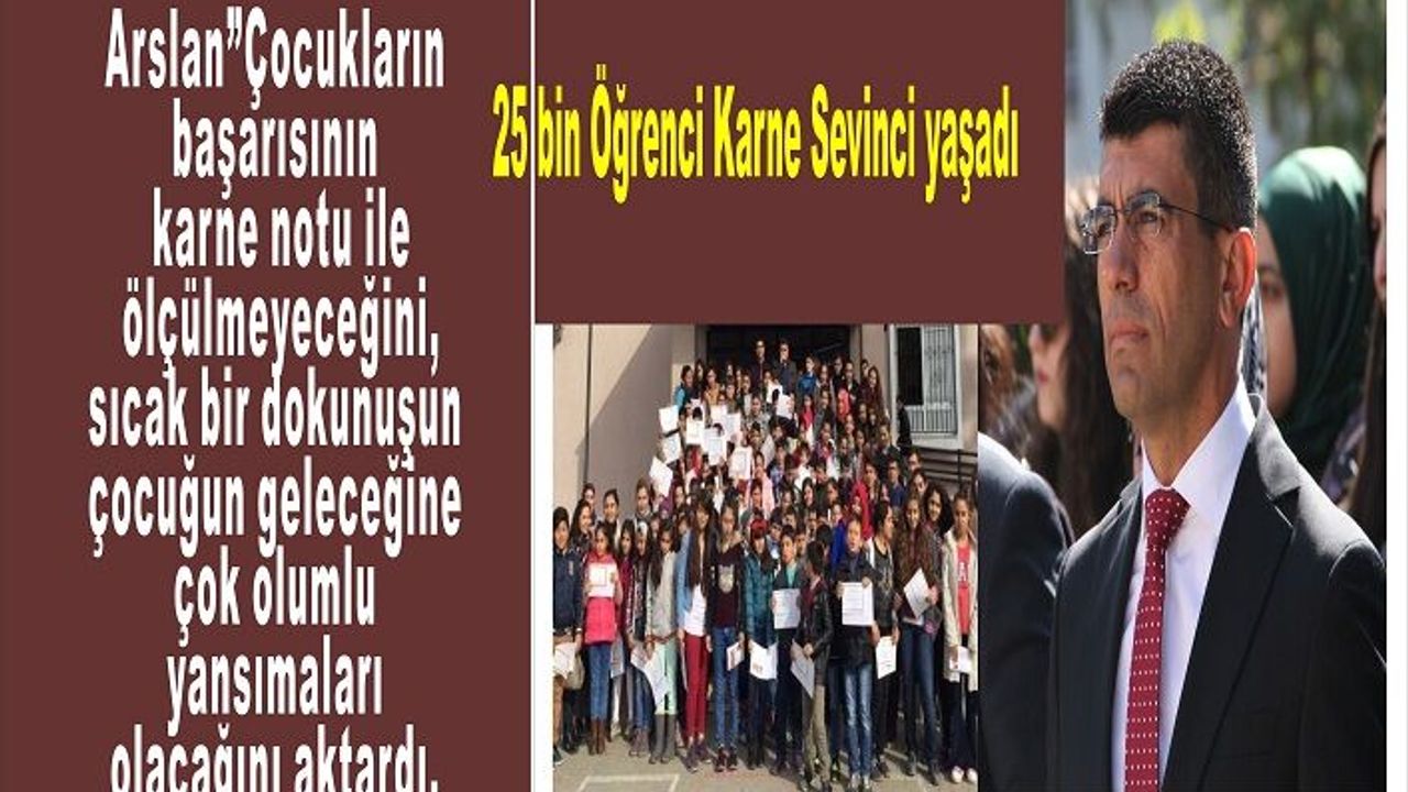 Çocuklar Karnelerini aldı yaz tatili başladı