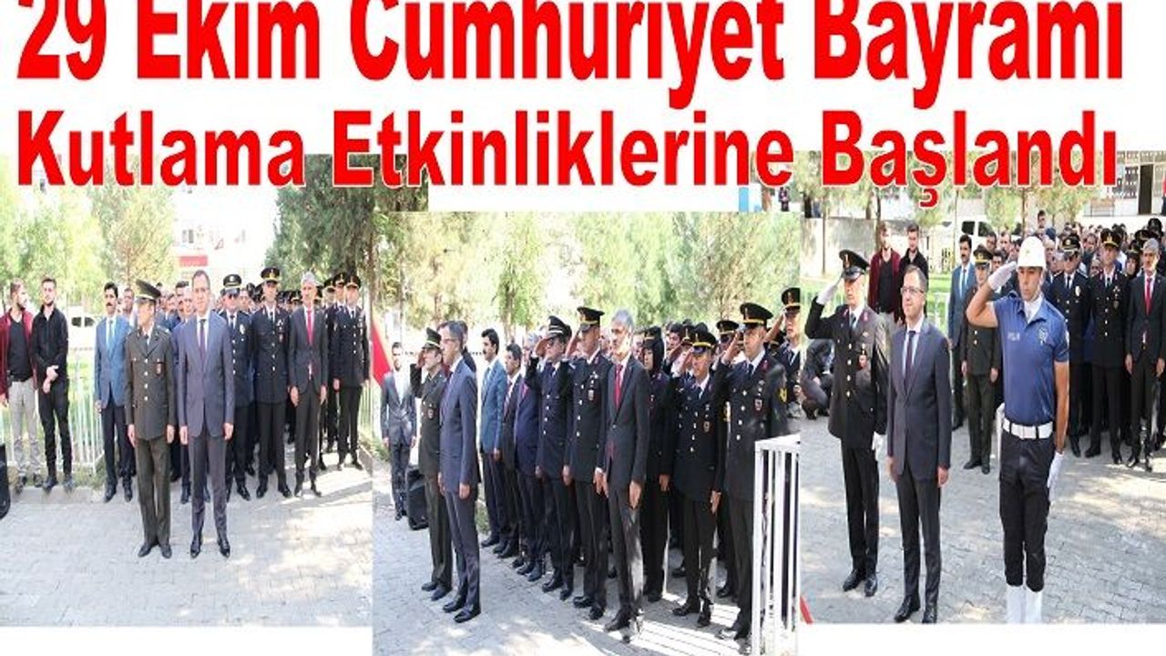  29 Ekim Cumhuriyet Bayramı Kutlama Etkinliklerine Başlandı.
