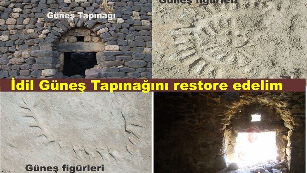 İdil Güneş Tapınağını restore edelim