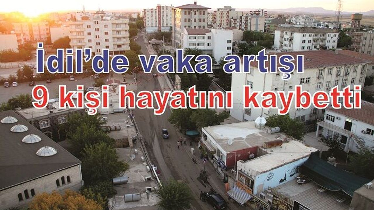 İdil’de vaka artışı 9 kişi hayatını kaybetti