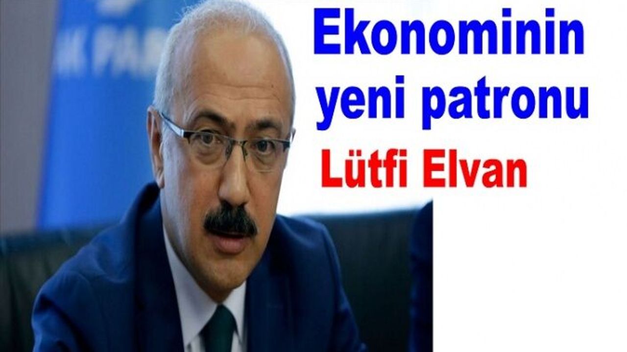 Hazine ve Maliye Bakanlığı görevine Lütfi Elvan atandı