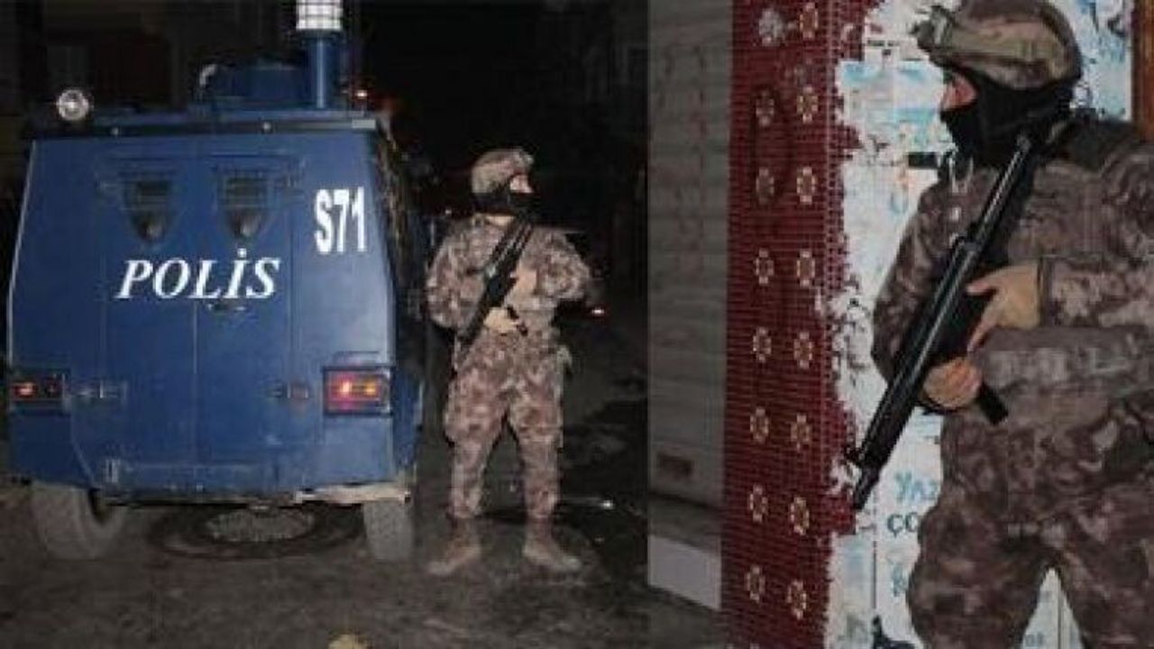 Sultangazi, Bayrampaşa'da operasyon 1 kişi tutuklandı 11 gözaltı