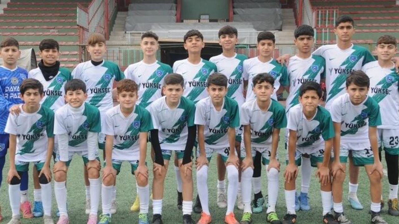 Şırnak U14 Gelişim liginde Cizre Dicle Spor Şampiyon oldu