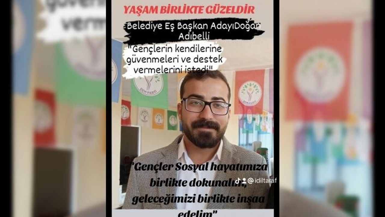 Doğan Adıbelli "Gençler gelin birlikte yönetelim"