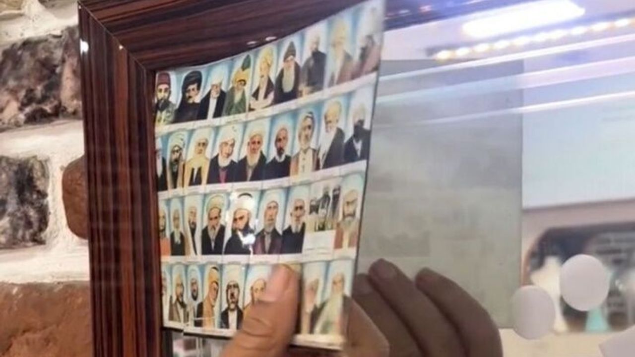 Müşteriyi etkilemek amacıyla dükkanlara asılan maneviyatlı şahsiyetlerin resimleri kaldırıldı