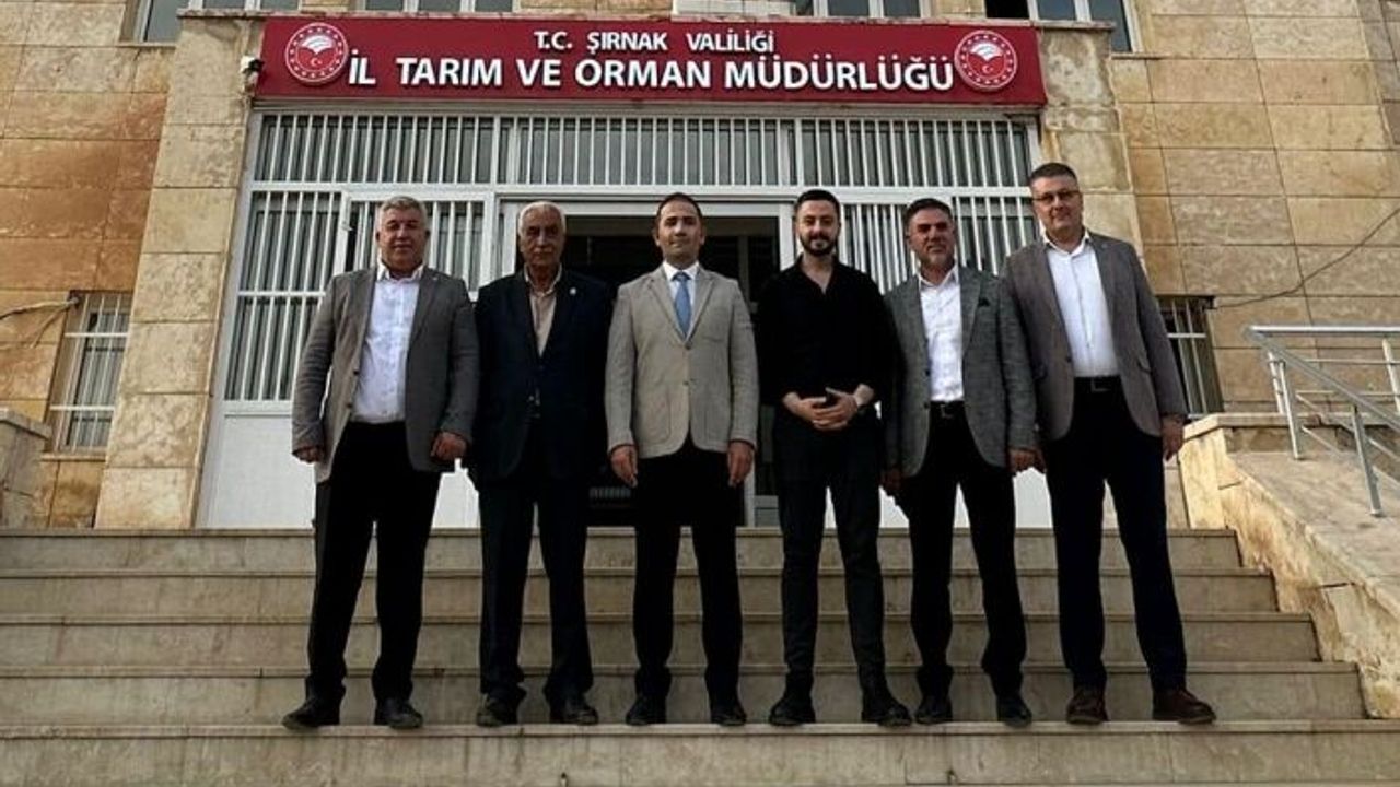 Ziraat odası Koordinasyon kurulundan Şırnak'a ziyaret