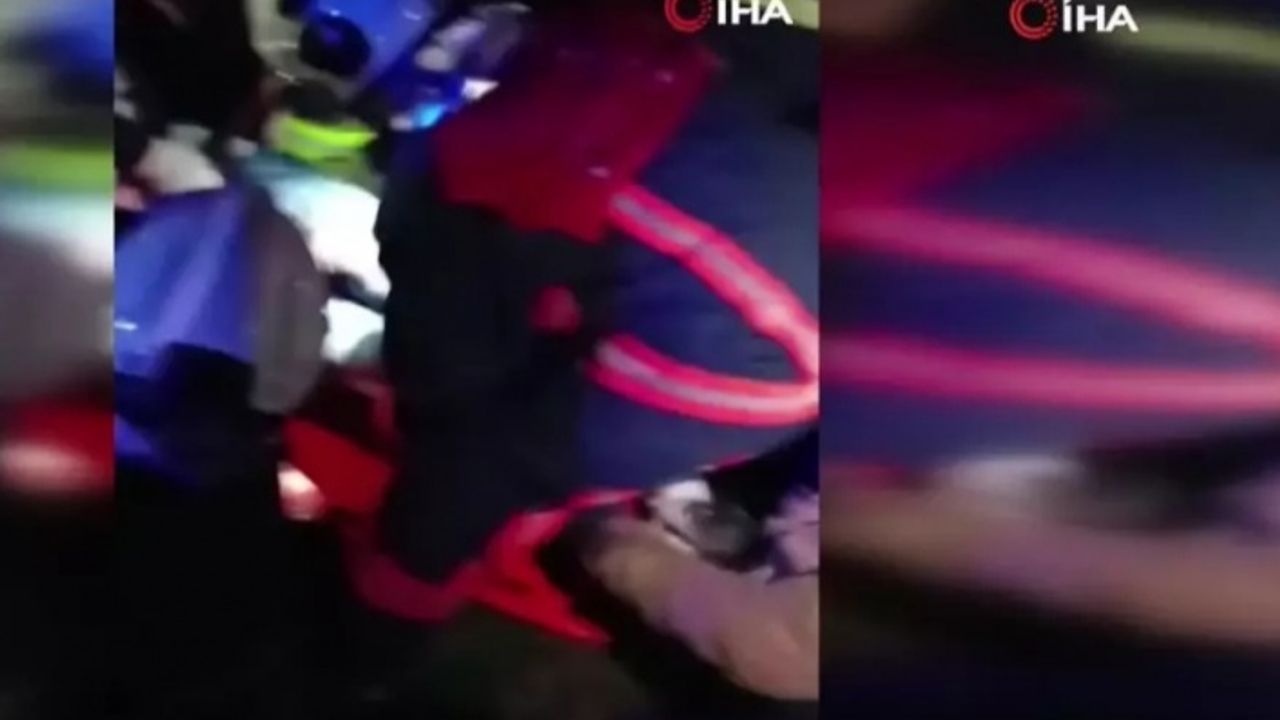 Otomobil takla attı 1'i ağır 5 kişi yaralı
