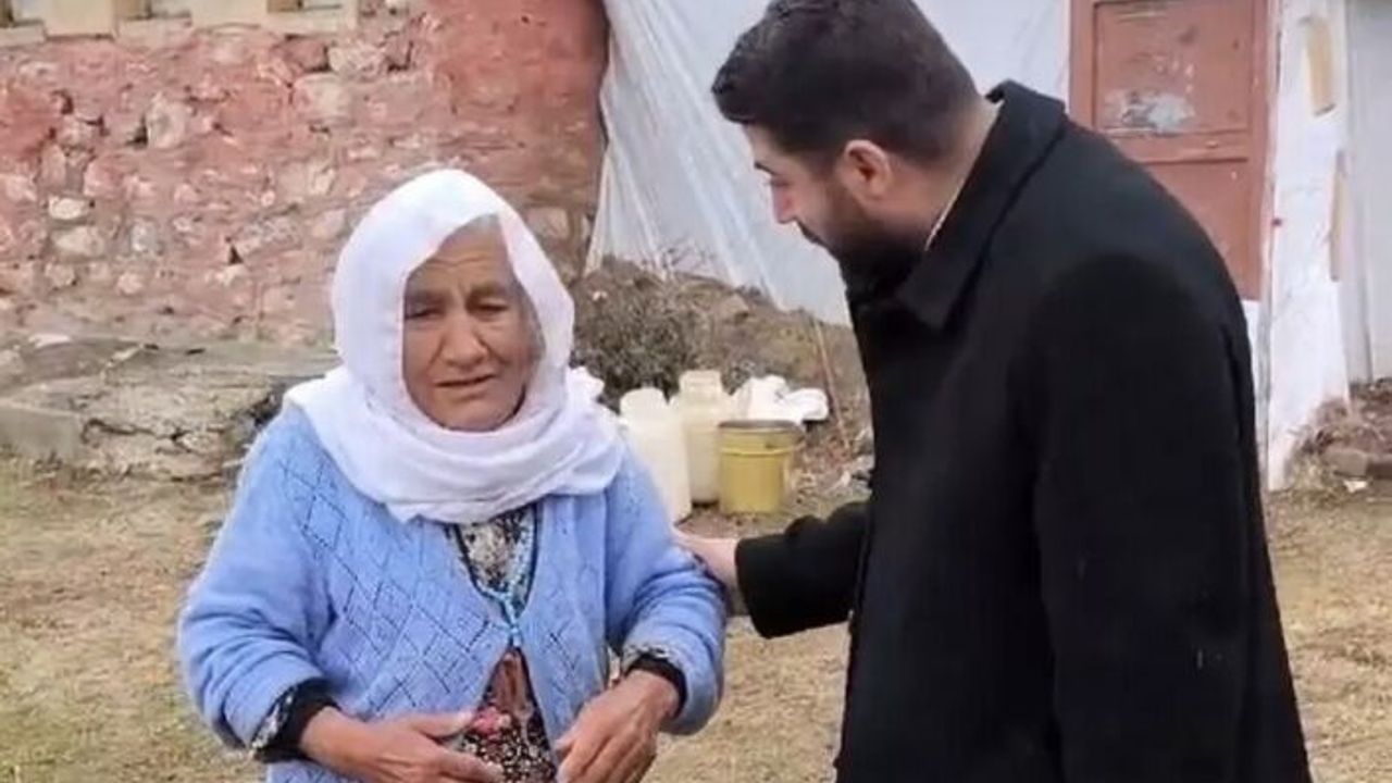 Azmiyle Tilki yakalayan Nineye Civciv hediye edildi