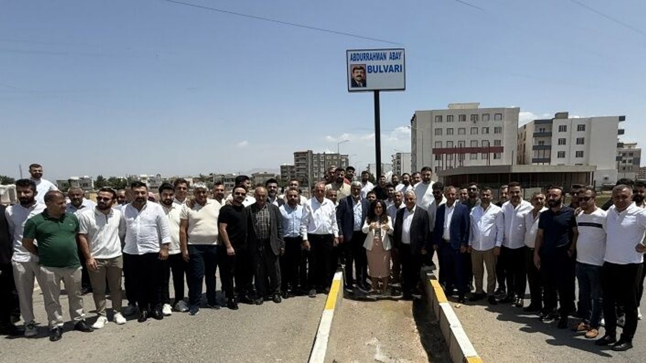 Abdurrahman Abay’ın İsmi İdil’de bir bulvara verildi