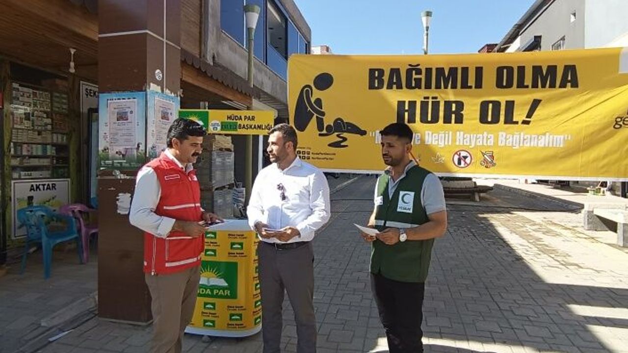 HÜDAPAR ‘dan uyuşturucuya karşı farkındalık eylemi