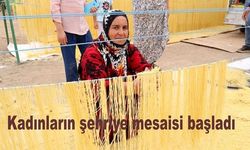 Kadınların şehriye mesaisi başladı