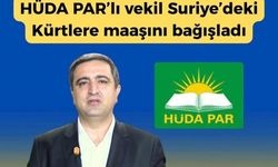Ramanlı Süriyedeki Kürtlere bir aylık maaşını bağışladı