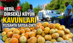 Hedil Kavunları tezgahlarda satışta