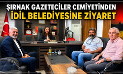 Şırnak Gazeteciler Cemiyetinden İdil Belediyesine Ziyaret