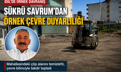 İdil’de bir vatandaşın çevre mücadelesi