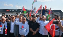 Filistin Konvoyu'na Şırnak'tan Destek