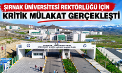 Şırnak Üniversitesi Rektörlüğü İçin Adaylar YÖK’te Mülakata Katıldı