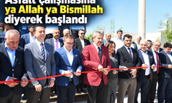 Turgut Özal Mahallesinde Asfalt çalışmasına başlandı
