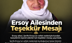 Taziye Teşekkür mesajı