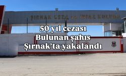 50 yıl cezası bulunan Şahıs Şırnak’ta yakalandı