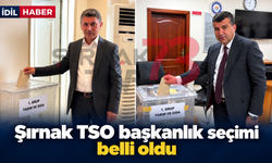 Şırnak TSO seçimler belli oldu