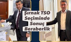 Şırnak TSO’da sonuç beraberlik Başkan seçimi meclise kaldı