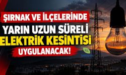 İdil Şırnak ve diğer ilçelerde uzun süreli elektrik kesintisi uygulanacak