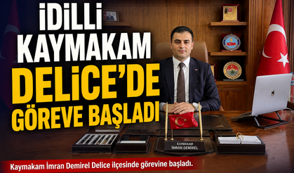 İdil’li Kaymakam Demirel Delice’de görevine başladı