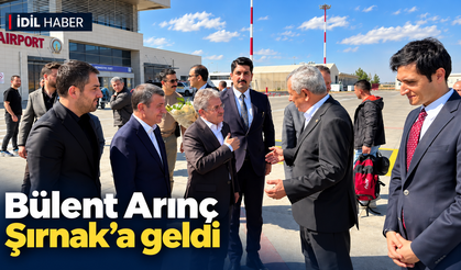 Bülent Arınç Şırnak’ta