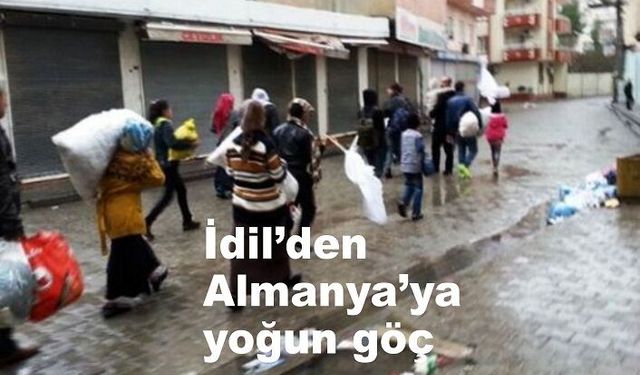 İdil’den Almanya’ya yoğun göç