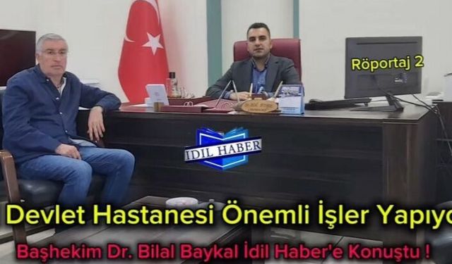 Baykal"Hastanemize Değer katmaya çalışıyoruz"