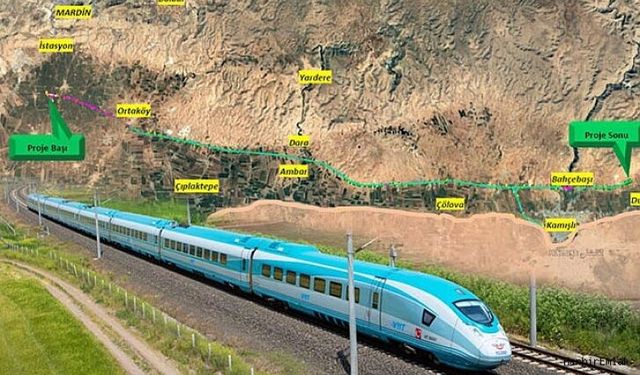 Mardin Nusaybin’de Yüksek Hızlı Tren dönemi
