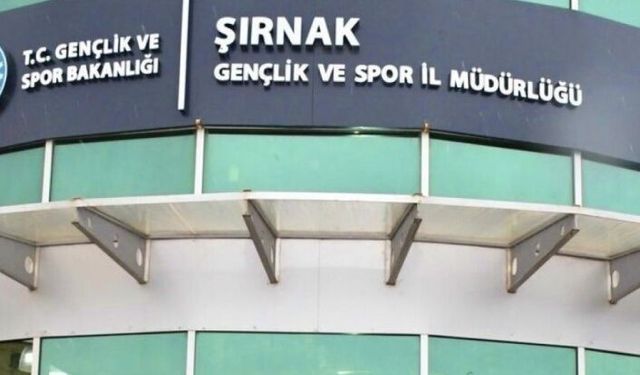 Şırnak Gençlik ve Spor il Müdürlüğü 110 işçi alımı yapacak
