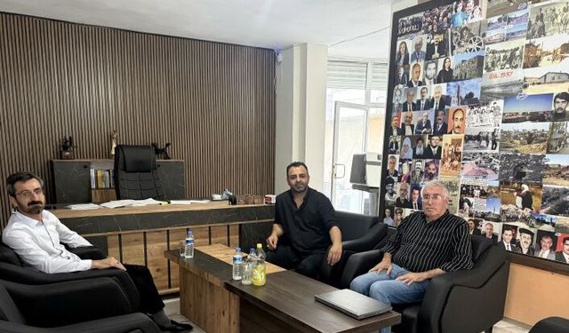 İlçe başkanlarından İdil habere ziyaret