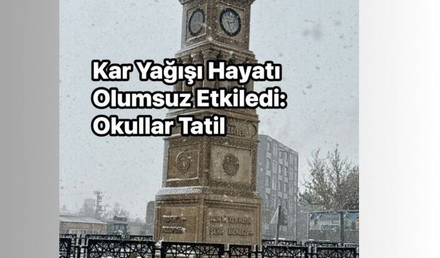 Eğitime Kar tatili