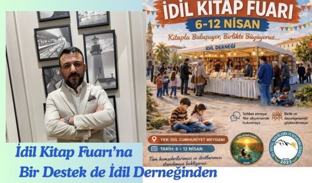 İdil Derneğin’den Kitap Fuarına destek