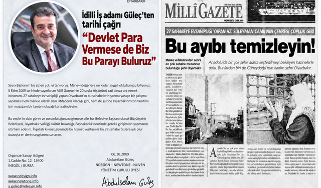 Diyarbakır’ın Manevi Hafızasına Sahip Çıkmak