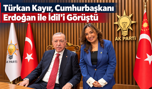 Türkan Kayır, İdil’in Sorunlarını Cumhurbaşkanı Erdoğan’a İletti
