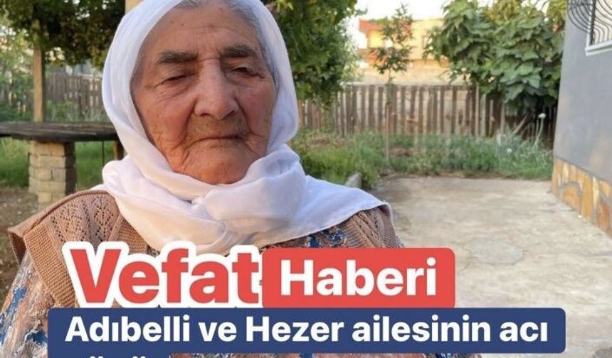 Adıbelli ailesinin acı günü
