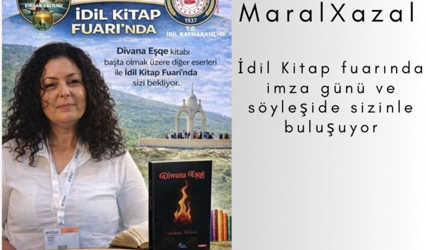 Maral Ğazal İdil Kitap Fuarında