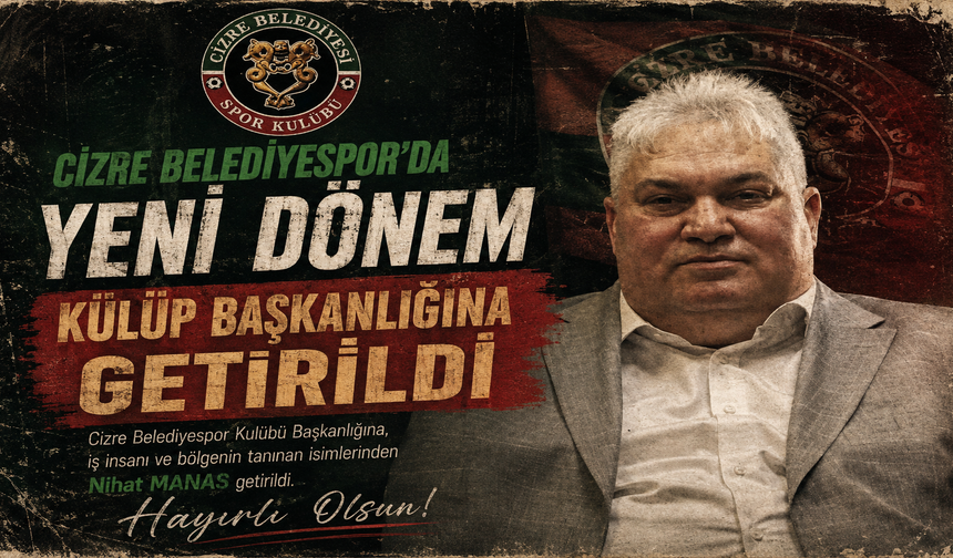 Cizre Belediye Spor’da yeni dönem