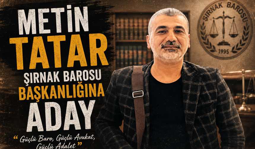 Avukat Tatar Baro Başkanlığına aday