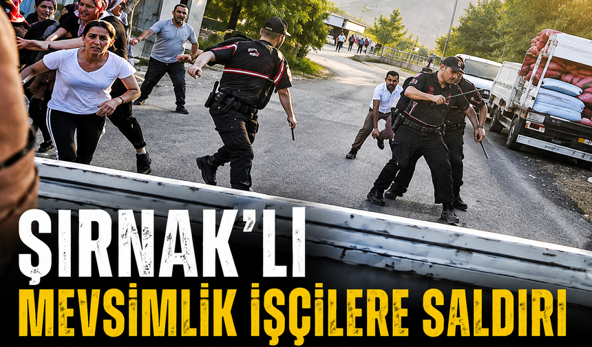 Cizre, Silopi’de giden mevsimlik işçilere saldırı