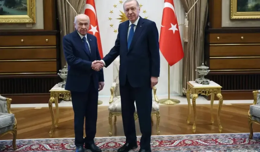 Erdoğan ve Bahçeli Beştepe'de görüşecek