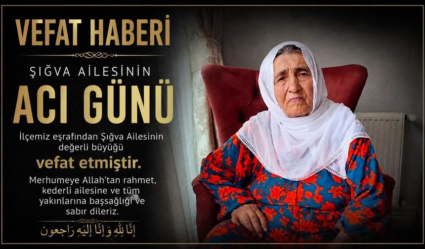Şığva ailesinin acı günü