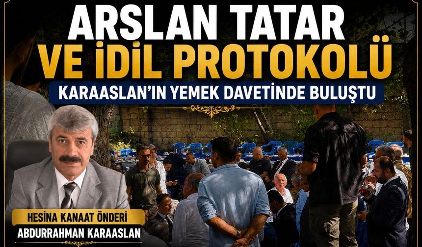 Abdurrahman Karaaslan’dan İdil’de 500 Kişilik Yemek Daveti
