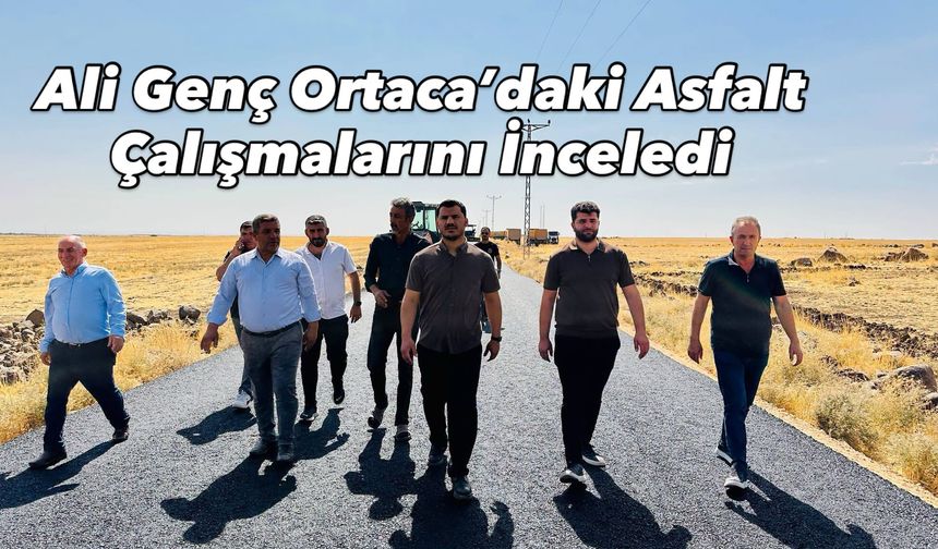 Ali Genç Başkan’dan Köylerde asfalt incelemesi