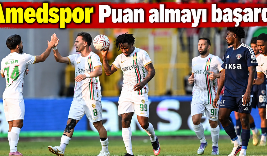 Amed Spor puanını yükseltti