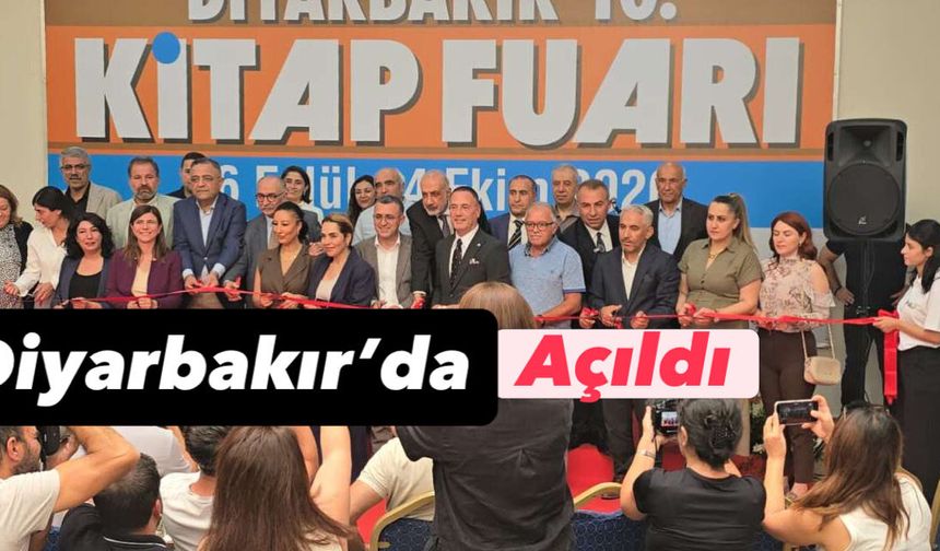 Diyarbakır 10. Kitap Fuarı açıldı